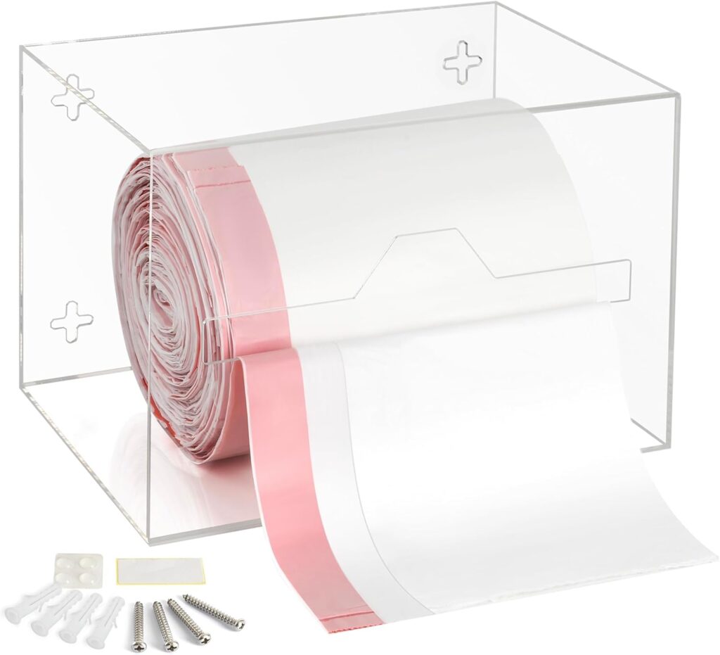 Dispensador organizador para bolsas de basura para gabinete o debajo del fregadero