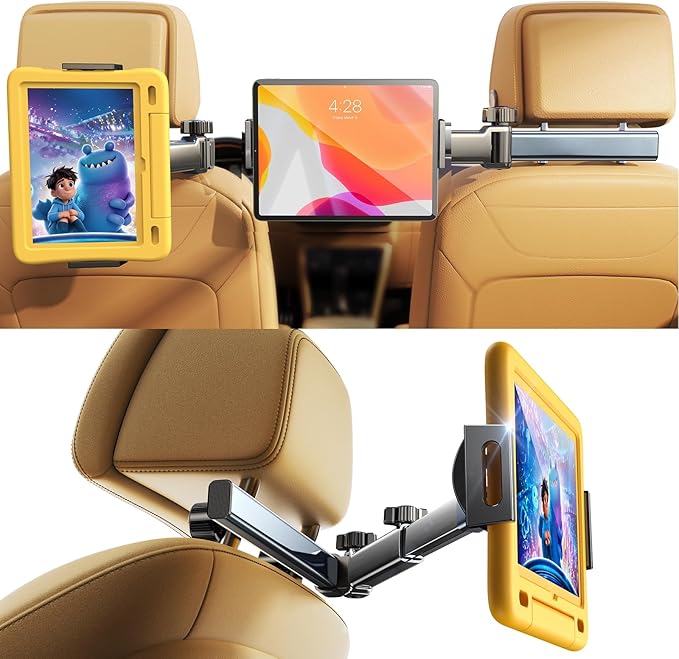 Soporte para iPad LISEN para automóvil – Montaje 3 en 1 para asiento