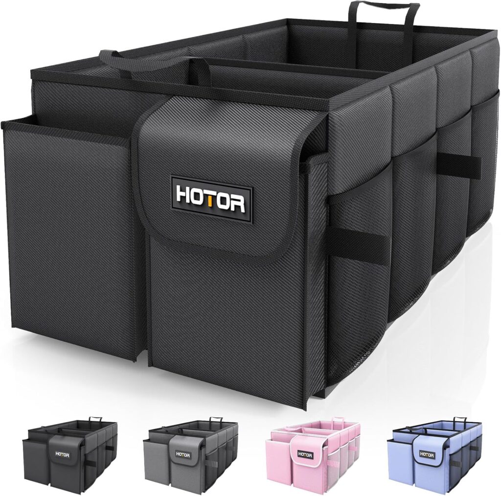 🚗 HOTOR Organizador de Maletero para Coche El HOTOR Organizador de Maletero